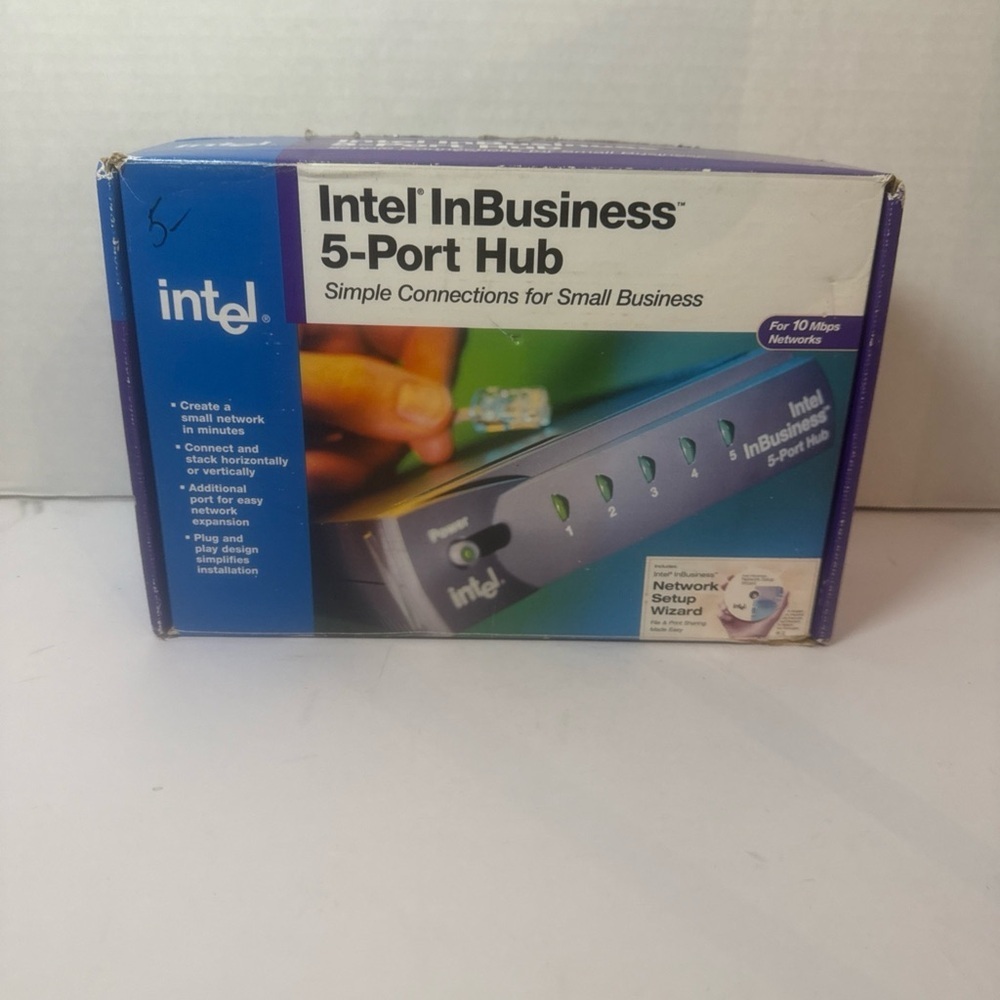 Intel InBusiness 5-Port USB Hub - new open box
